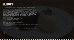 Desktop Screenshot of elliotscafe.com